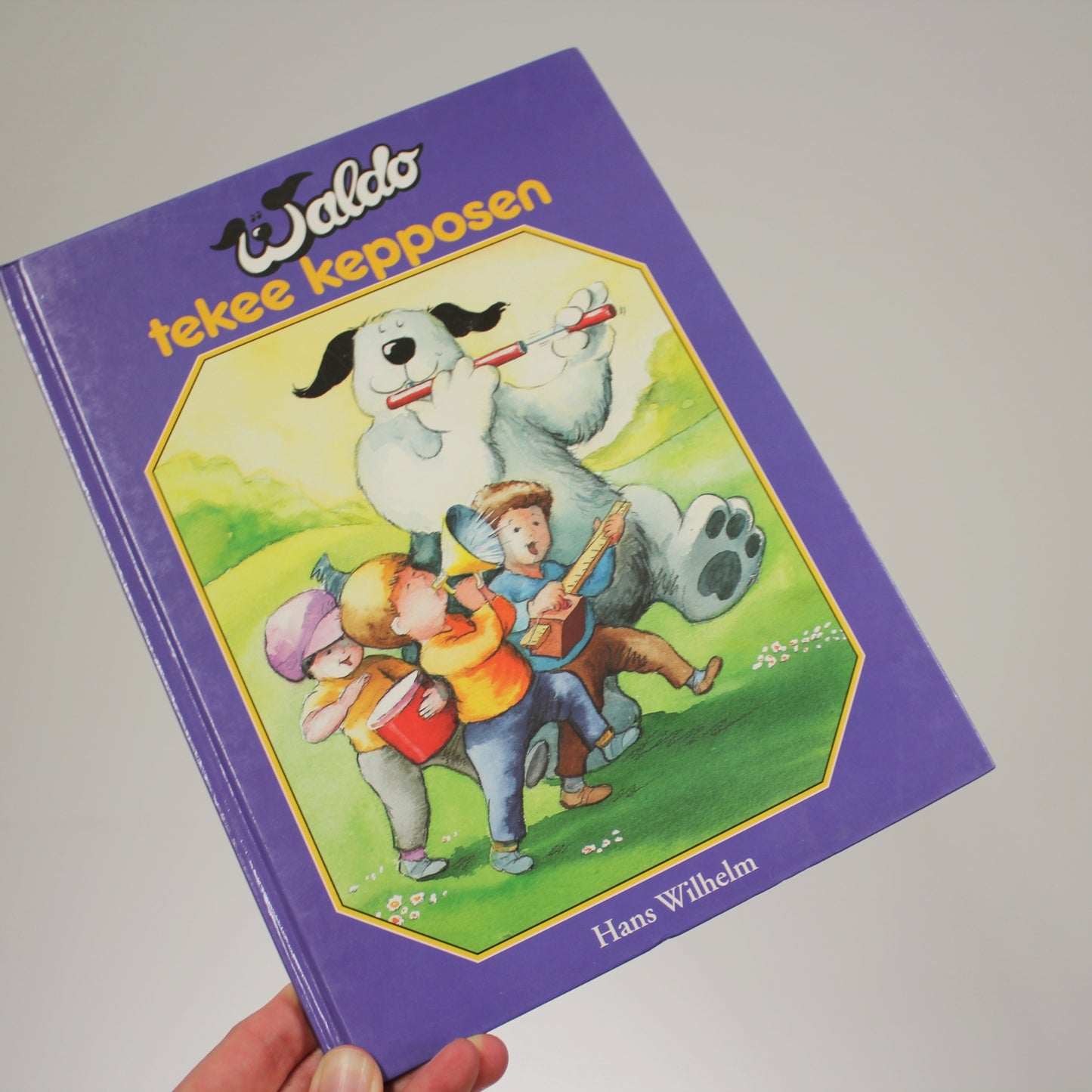 Kuvakirja paperisivu - Waldo tekee kepposen, 3+v