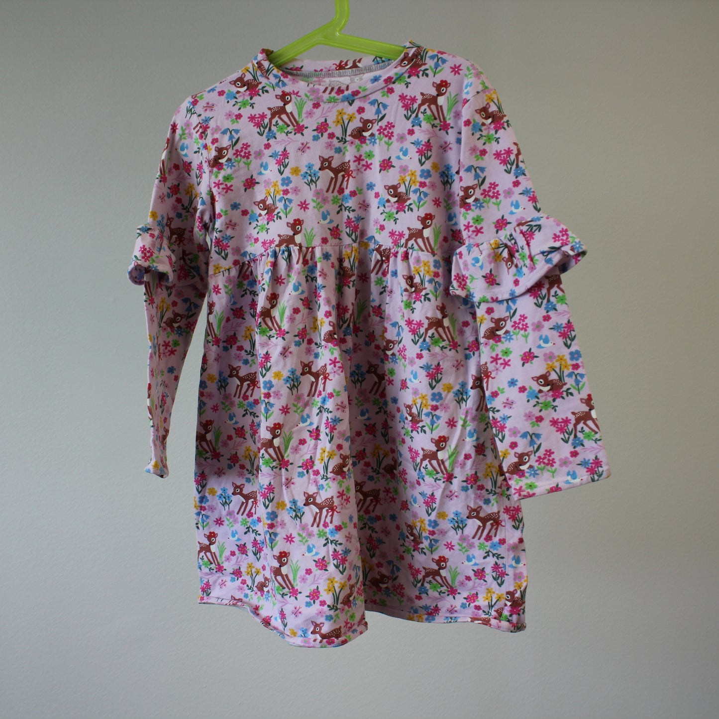 second hand Trikoo-mekko, koko 116cm-Käsintehty
