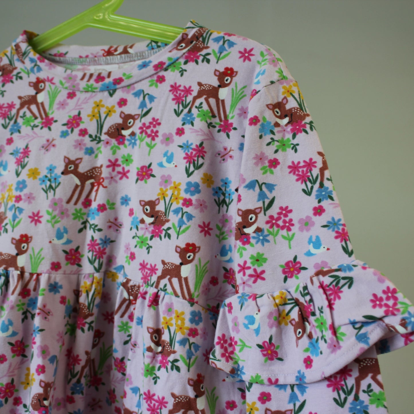 second hand Trikoo-mekko, koko 116cm-Käsintehty