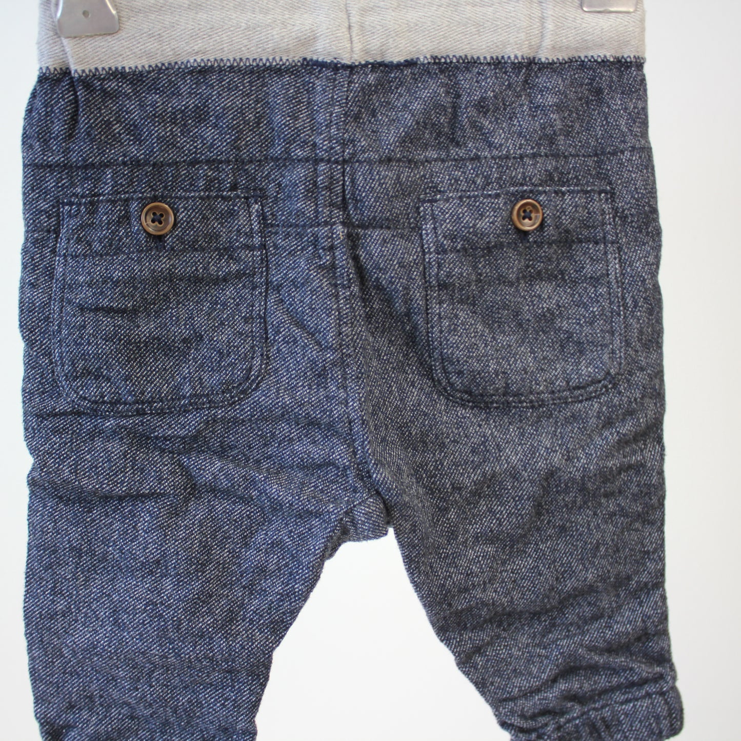 Housut puuvillakangas, koko 74cm