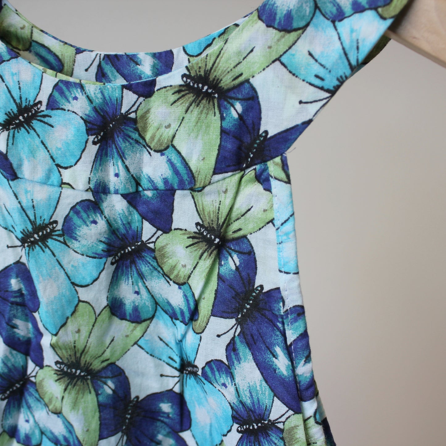 Kesämekko puuvillakangas, koko 98cm