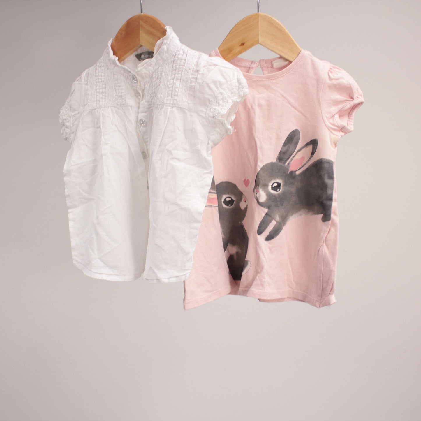 second hand T-paita setti, koko 86cm-H&M