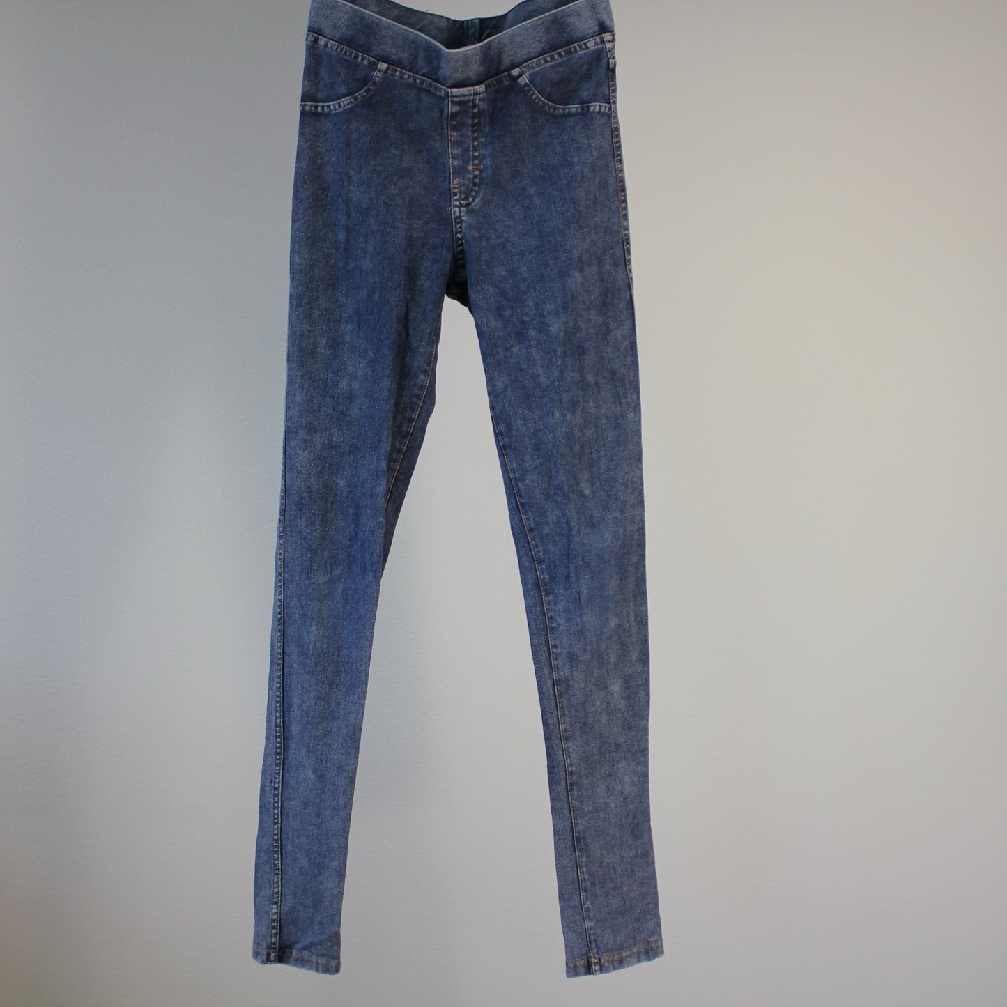 second hand Farkku-legginsit, koko 158cm-H&M