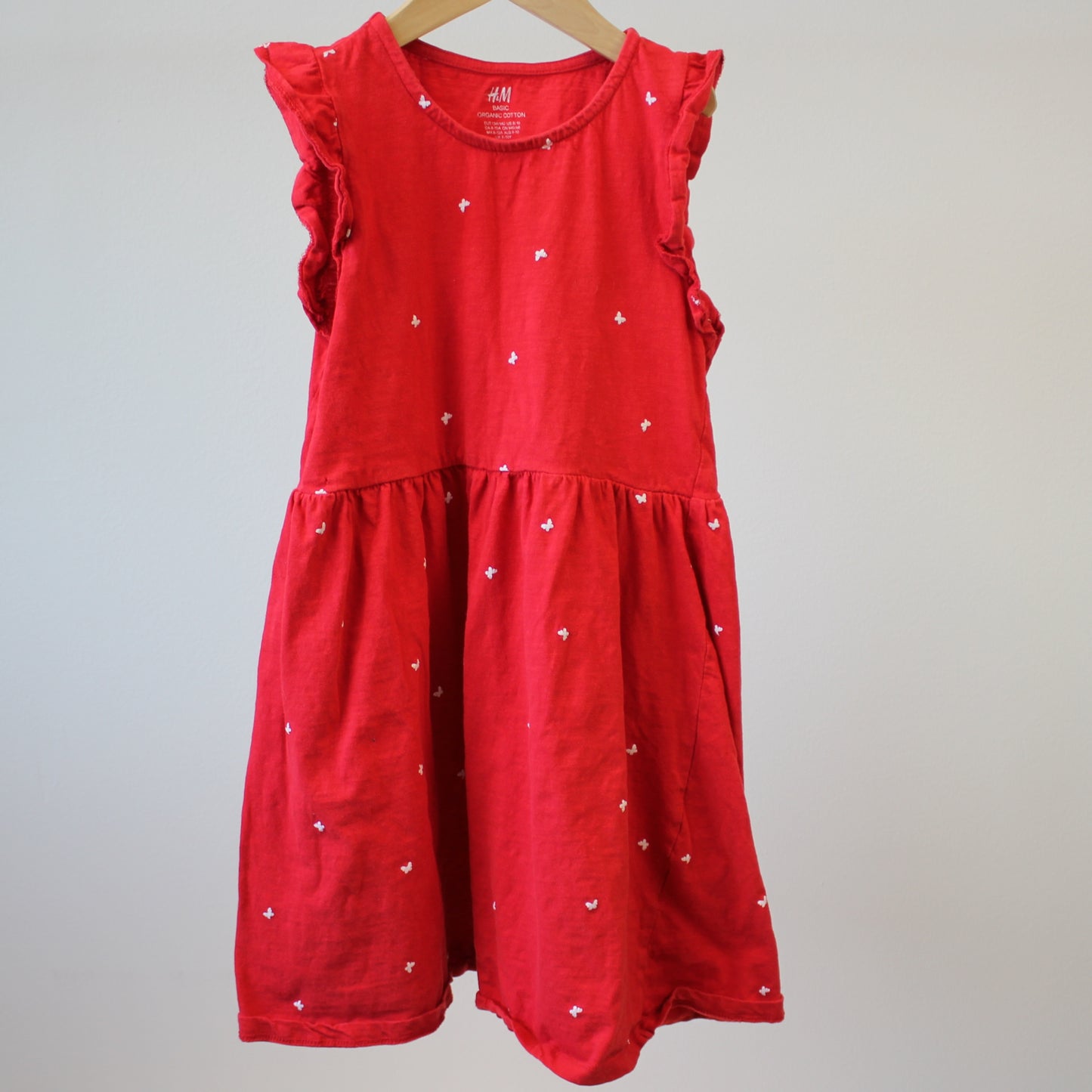 second hand Trikoo-mekko, koko 134cm-H&M