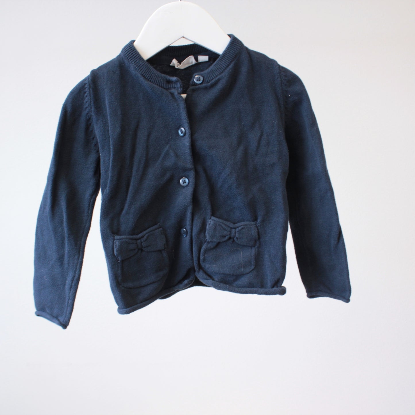 second hand Neuletakki puuvillaa, koko 98cm-KappAhl