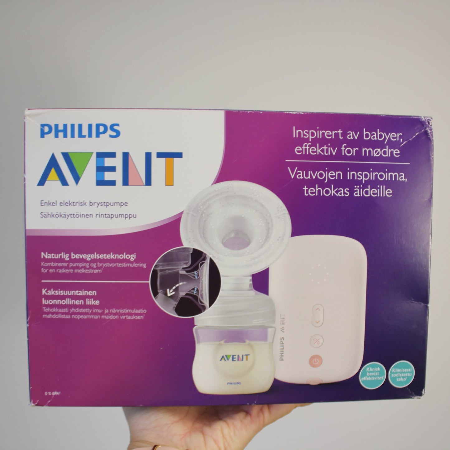 second hand Rintapumppu, elektoninen,-Philips Avent