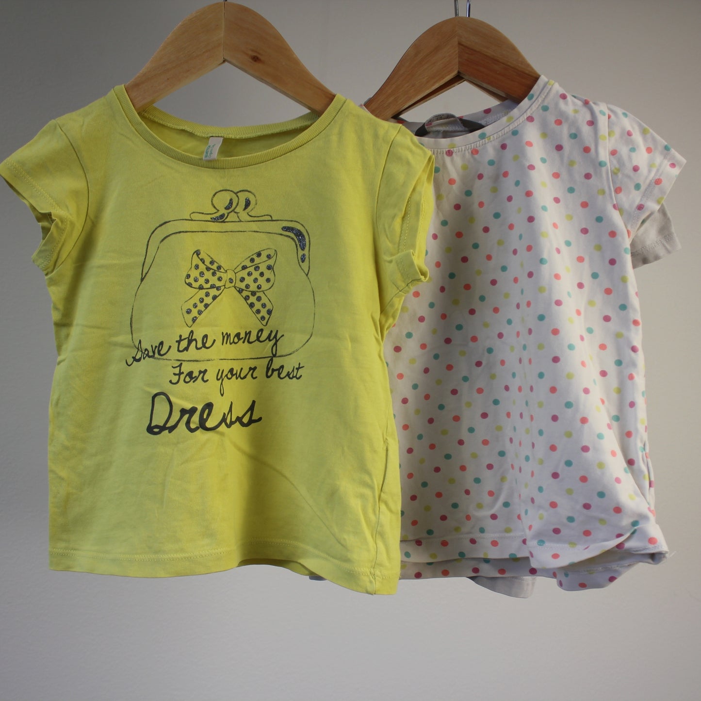 second hand T-paita setti, koko 98cm-United Colors of Benetton
