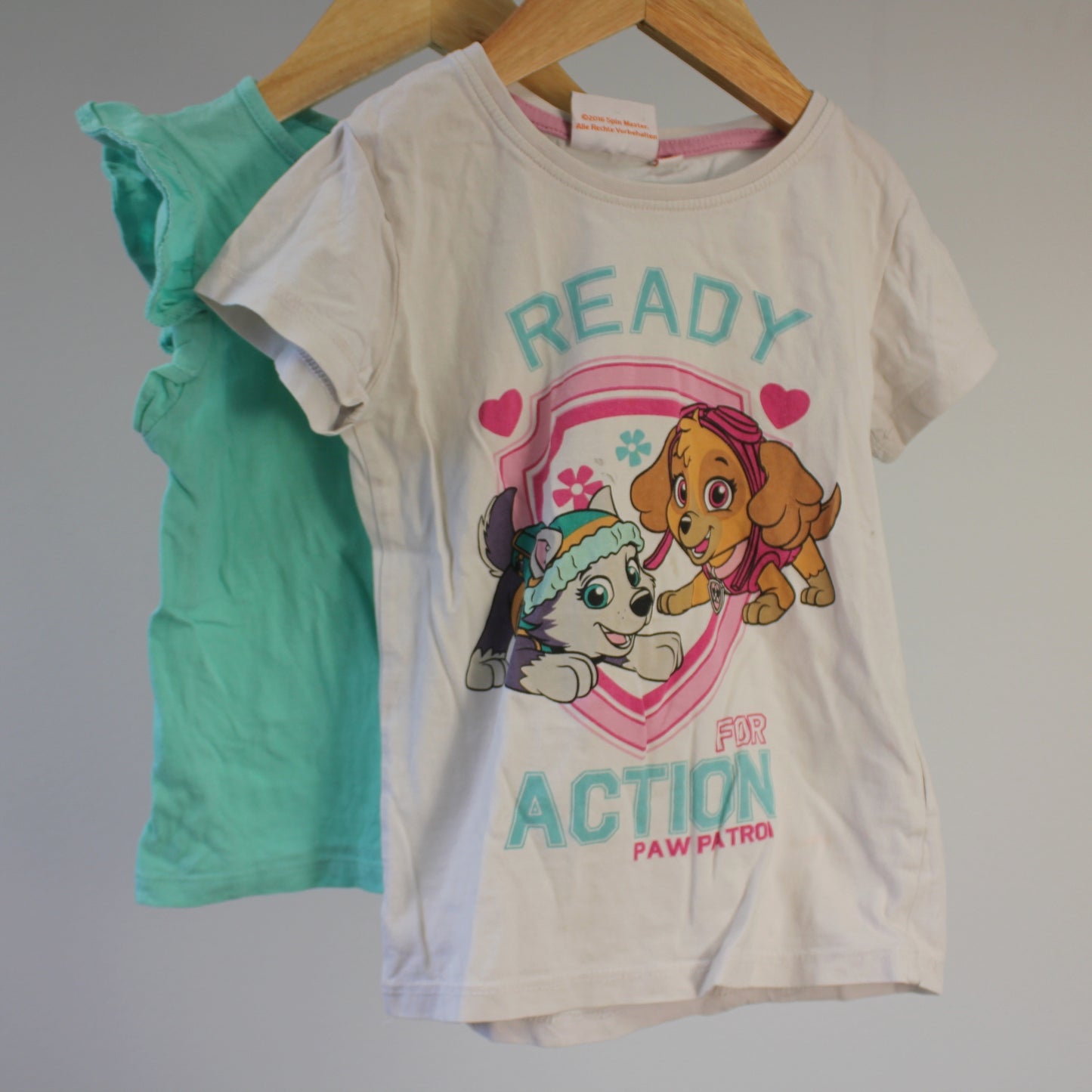 second hand T-paita setti, koko 98cm-Nickelodeon