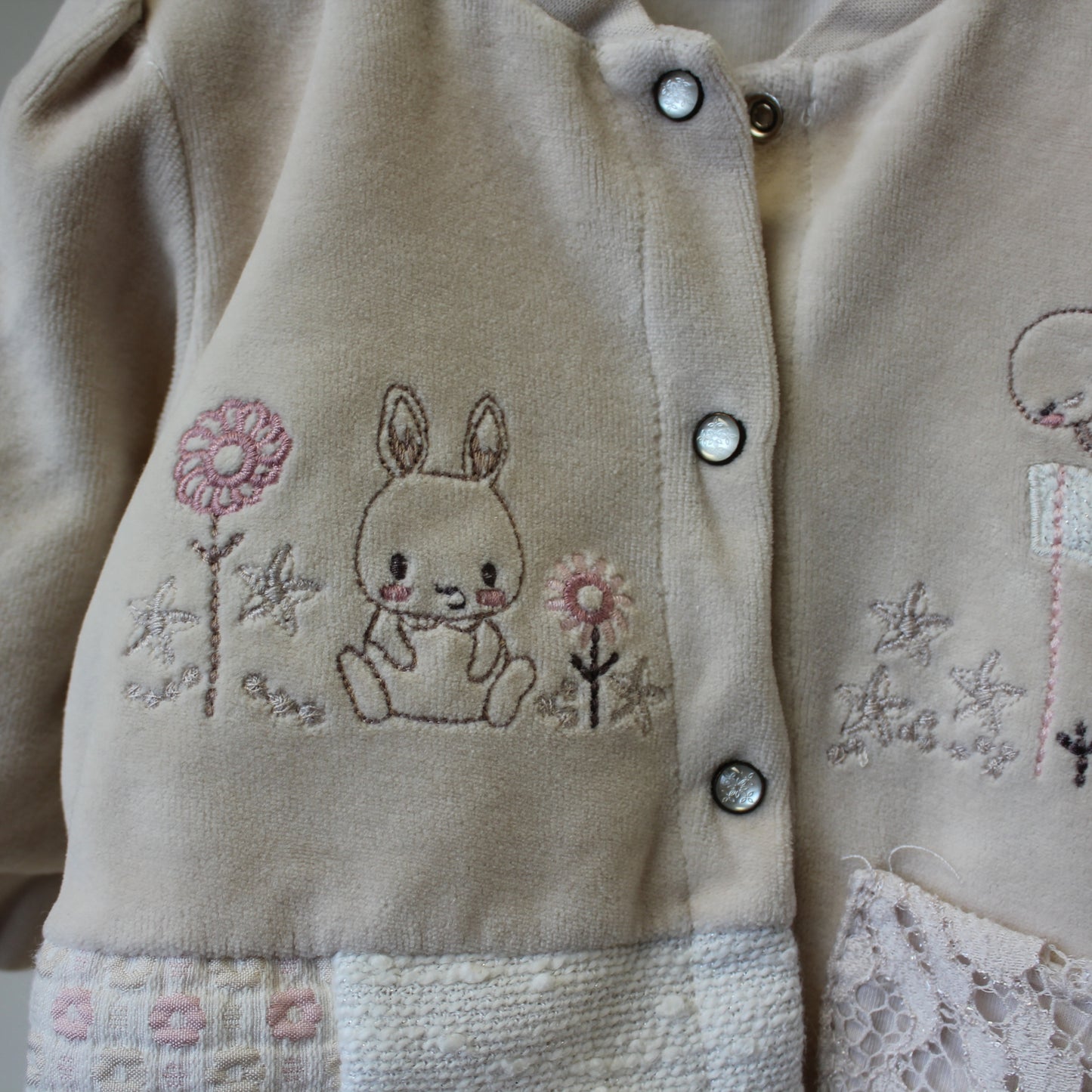 Velour-jumpsuit, koko 62cm