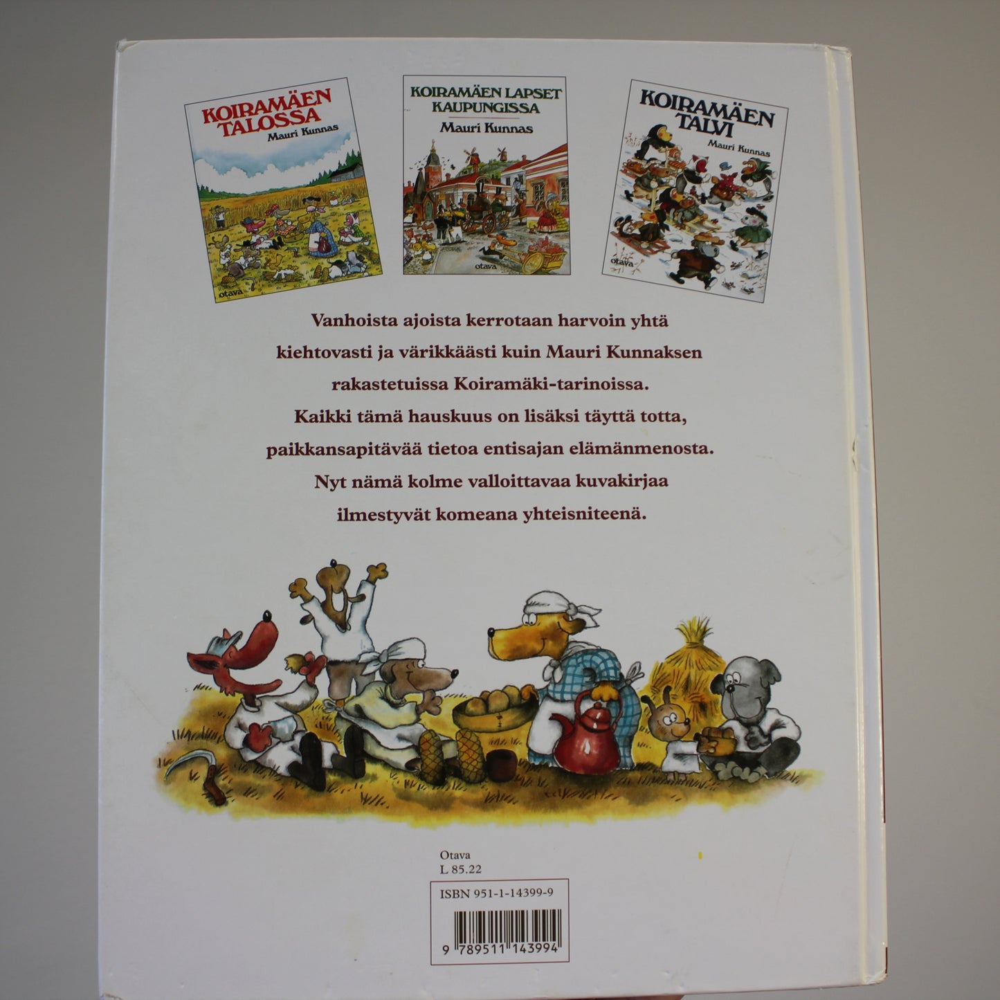 second hand Kuvakirja paperisivu - Mauri Kunnas: Koiramäki,-Otava