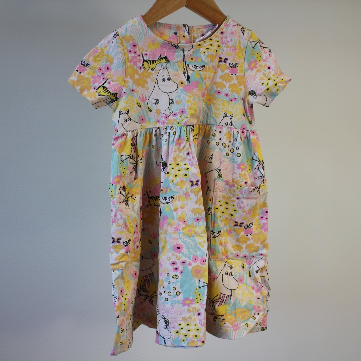 second hand Mekko puuvillakangas, koko 92cm-Moomin by Martinex