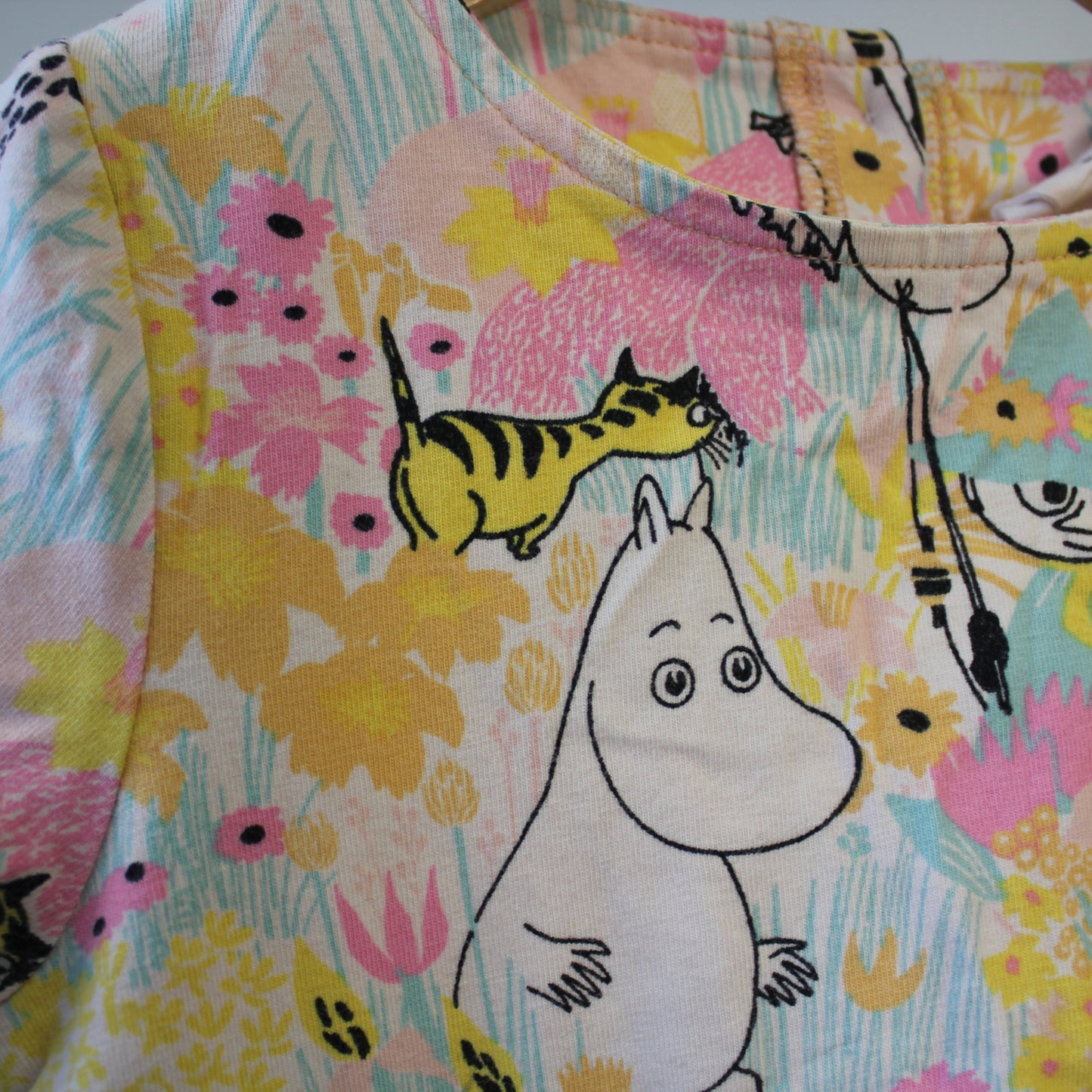 second hand Mekko puuvillakangas, koko 92cm-Moomin by Martinex