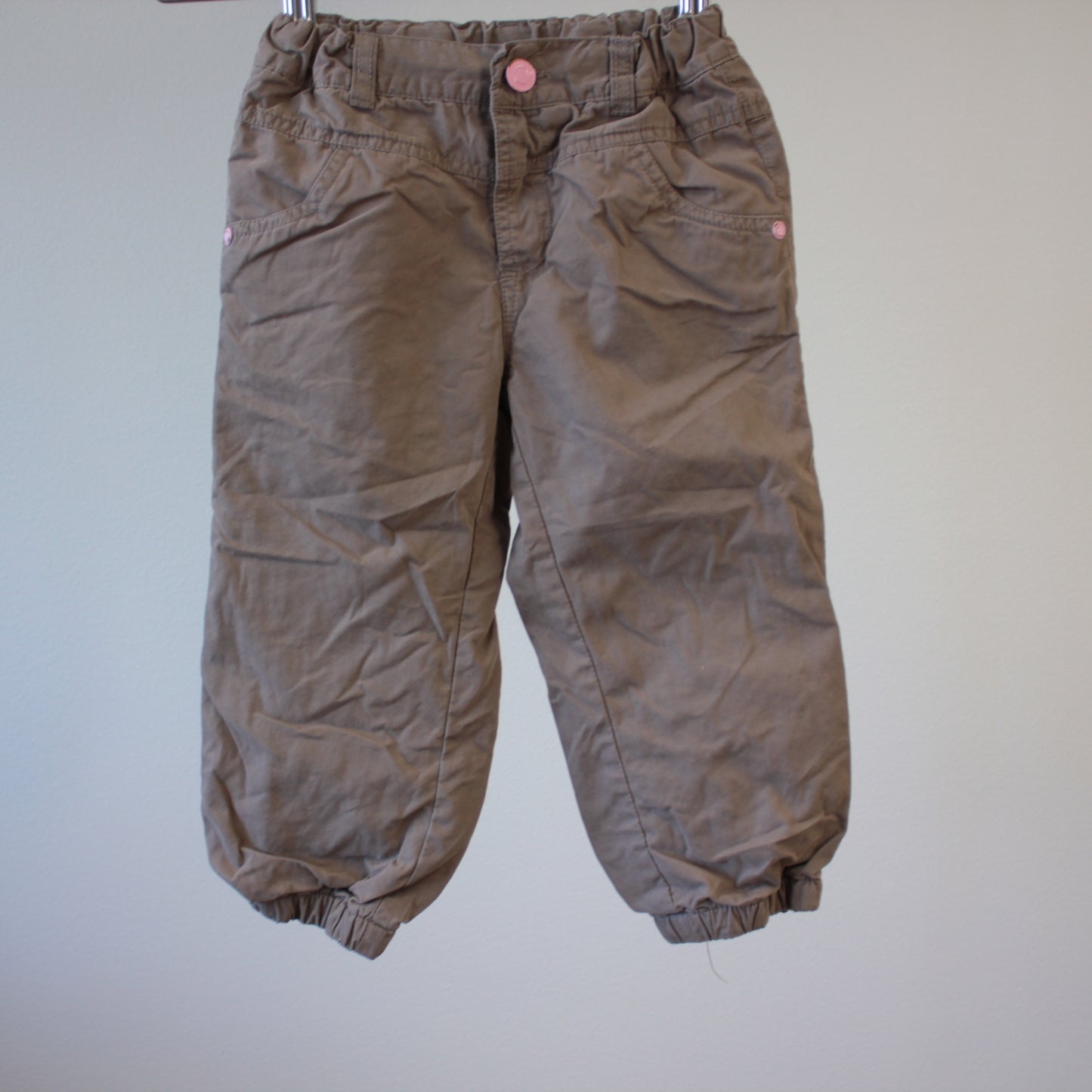 Housut puuvillakangas, koko 92cm