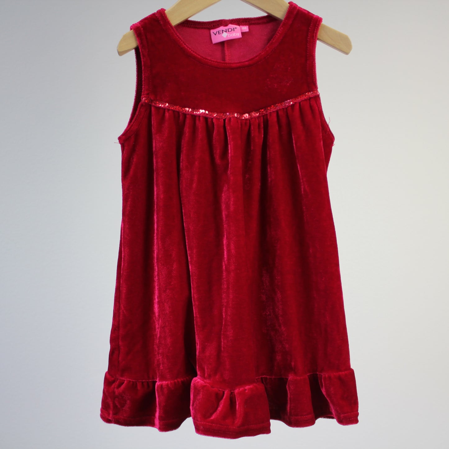 second hand Velour-mekko, koko 86cm-Vendi