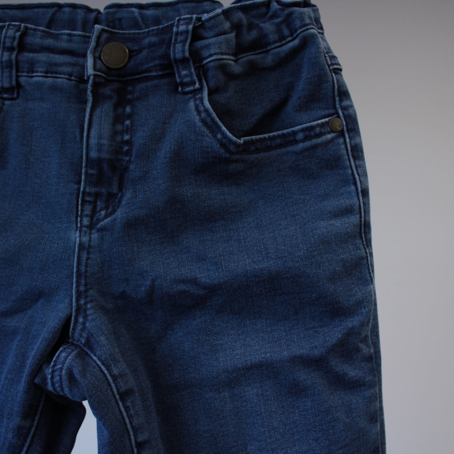 Farkku-legginsit, koko 152cm