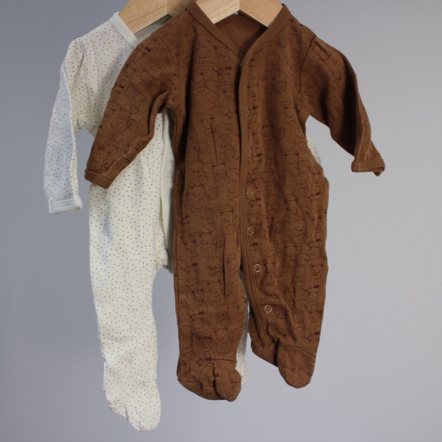 Pyjama-haalari, 2kpl, koko 56cm