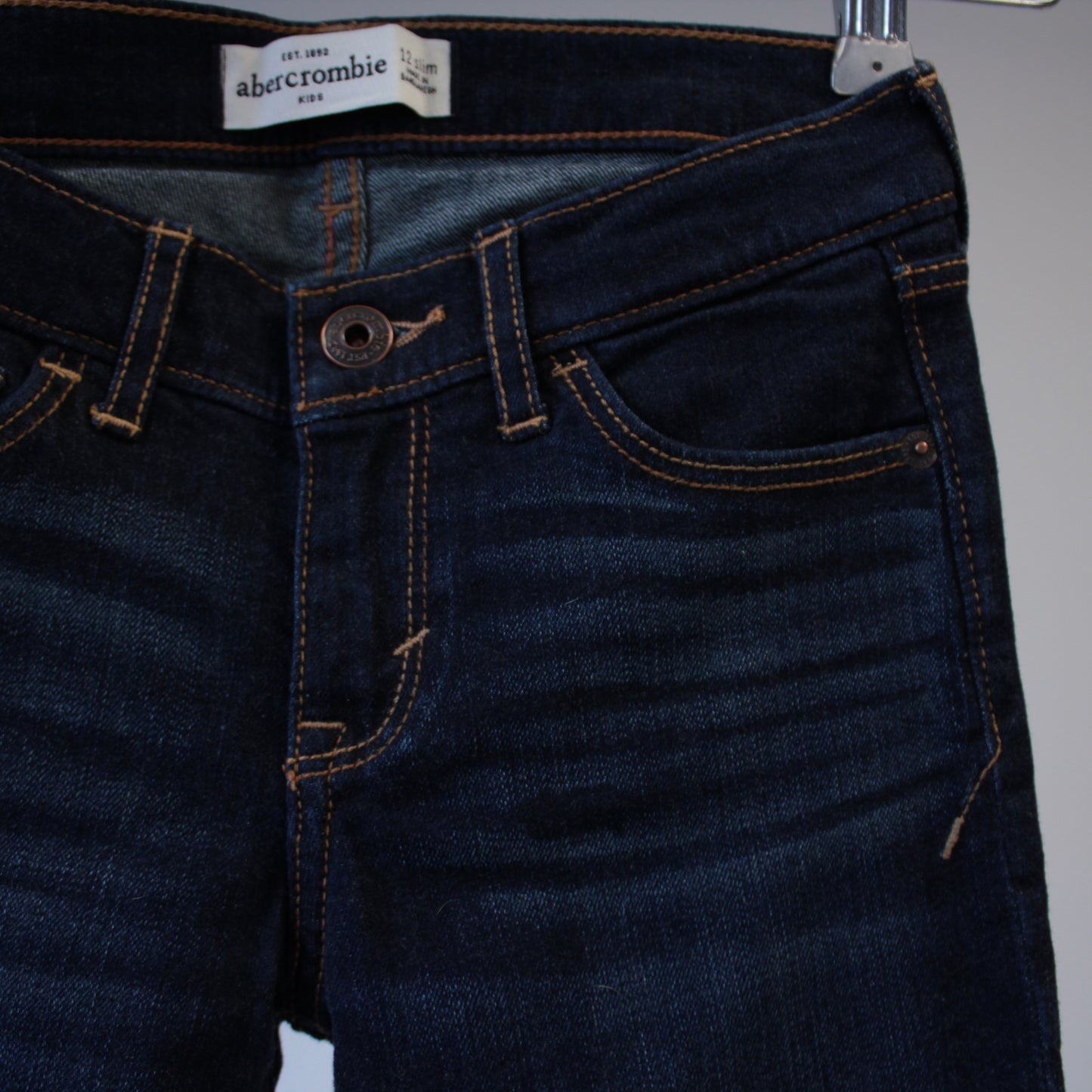 second hand Farkut, skinny fit, koko 146cm-Abercrombie
