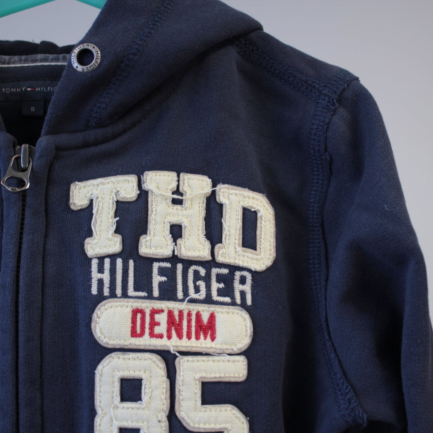 second hand College-huppari, koko 128cm-Tommy Hilfiger