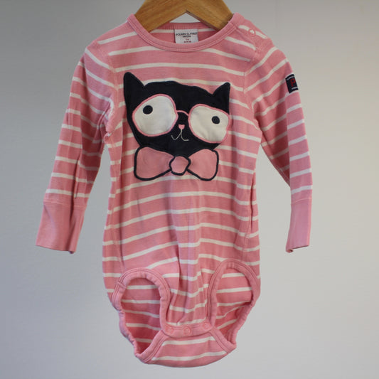 Pitkähihainen body, koko 74cm