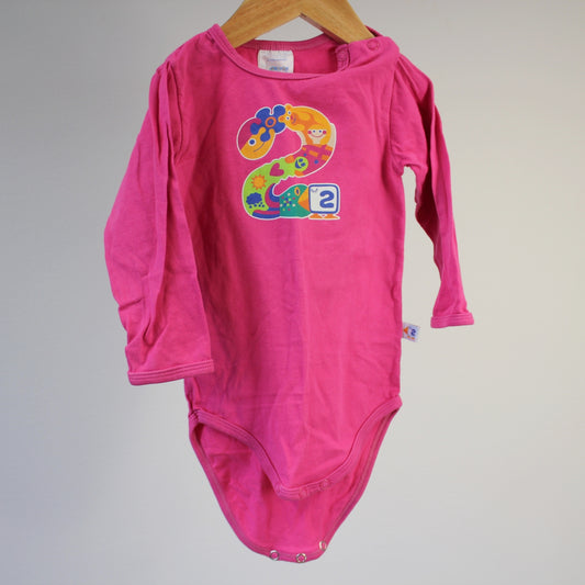 Pitkähihainen body, koko 80cm
