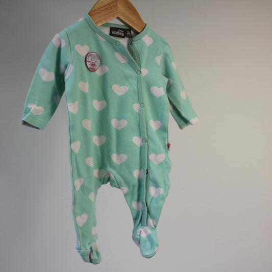 Pitkähihainen body, koko 56cm