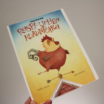 Kuvakirja paperisivu - Raspi urhea kukonpoika,  3+v
