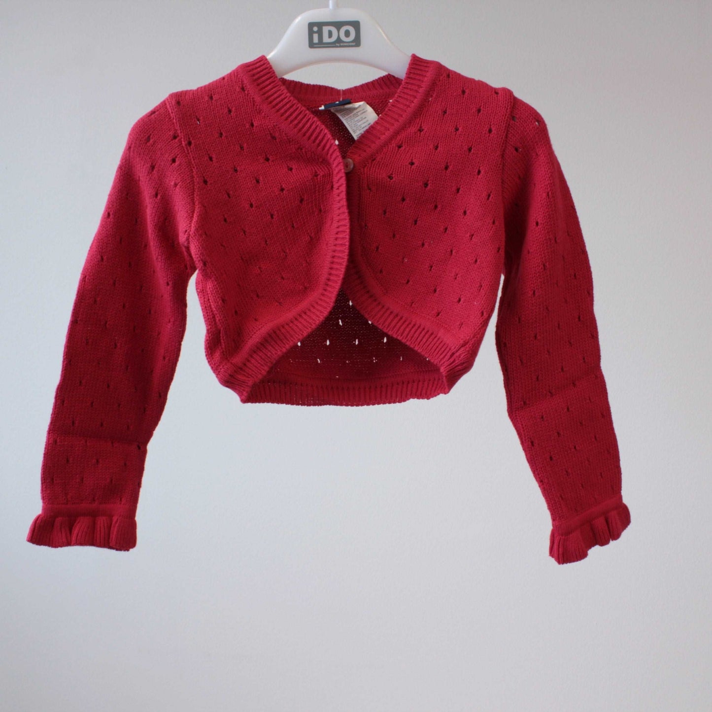 second hand Bolero puuvillaneule, koko 104cm-Girandola