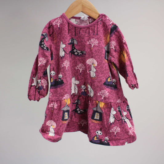 second hand Trikoo-mekko, koko 86cm-Moomin by Martinex
