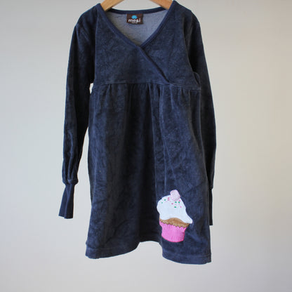 Velour-mekko, koko 110cm