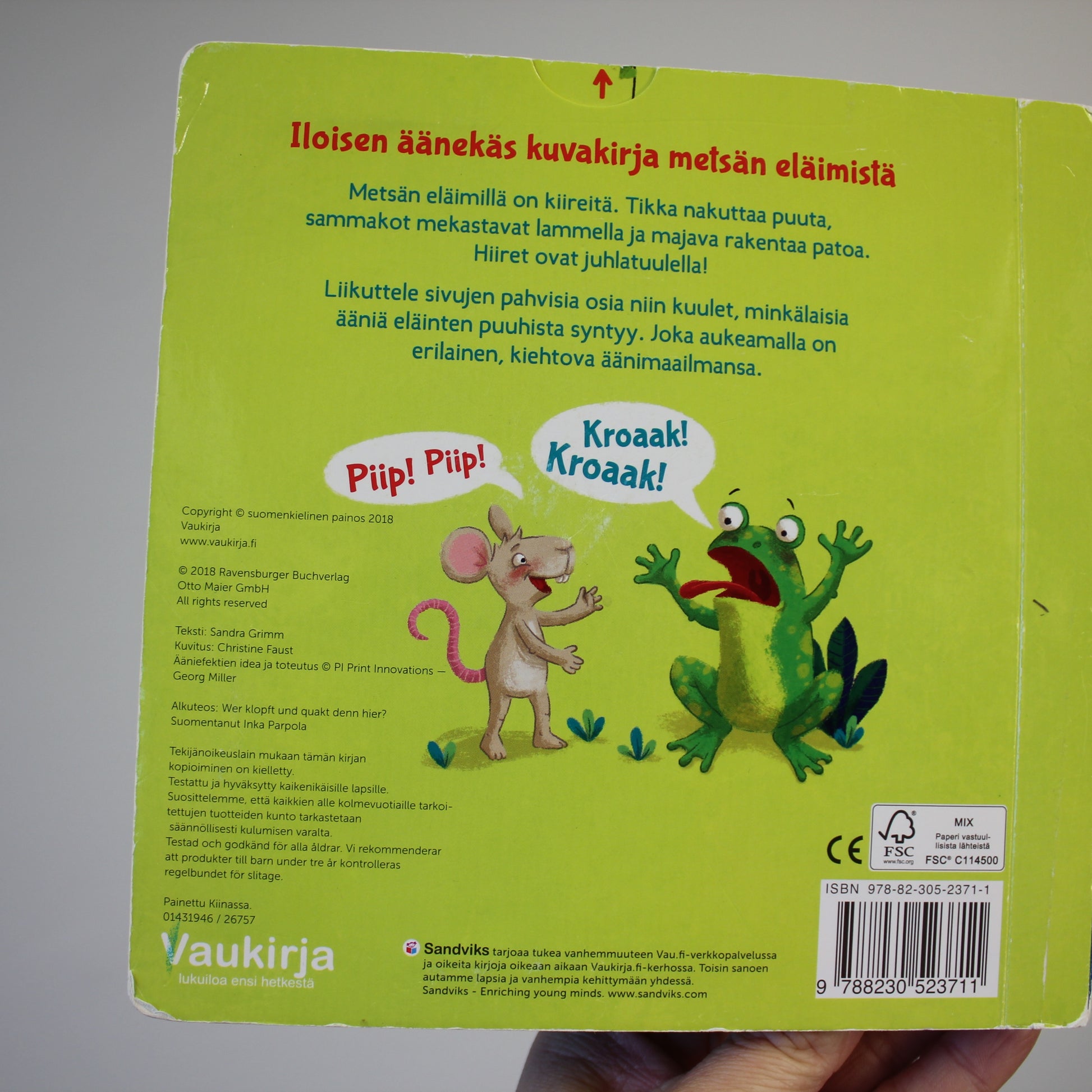 second hand Kuvakirja - Kuka metsässä meluaa?,-Vaukirja