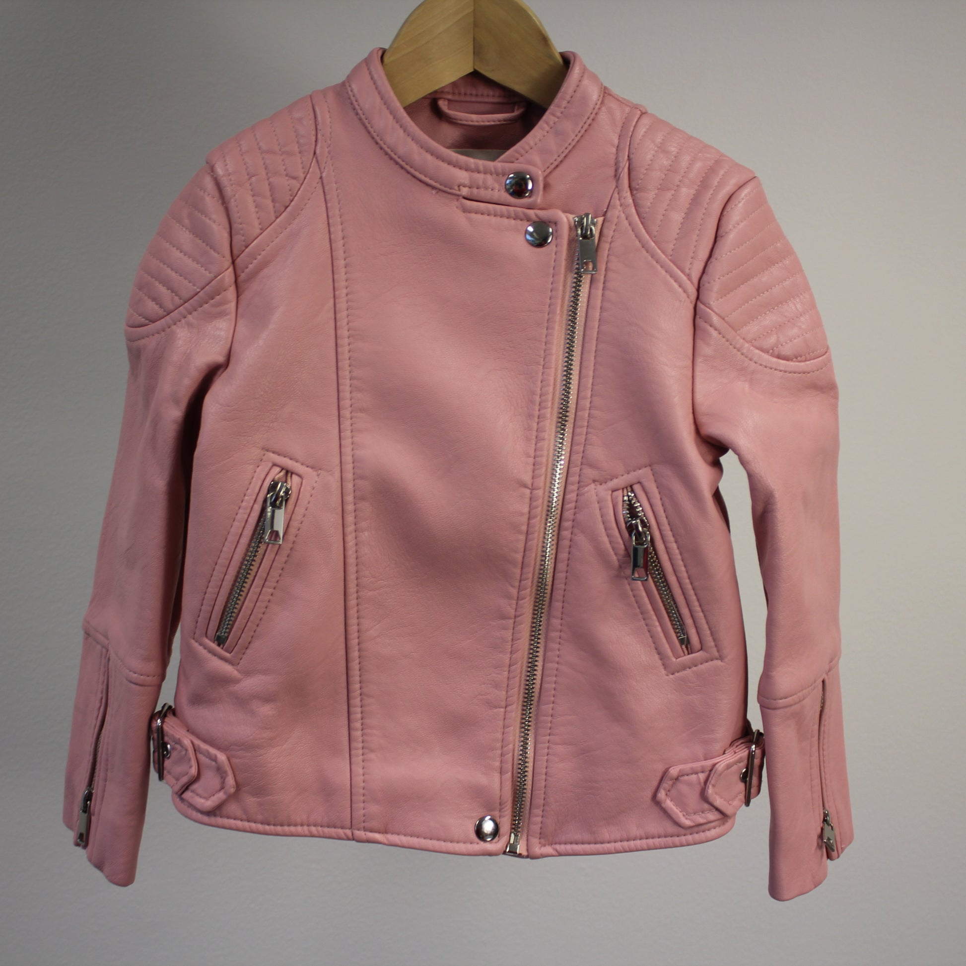 second hand Takki keinonahkaa, koko 116cm-Zara