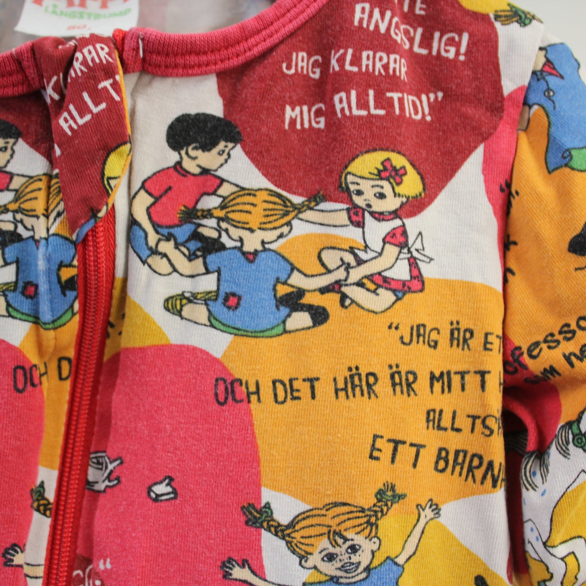 second hand Pyjama-haalari, koko 80cm-Pippi