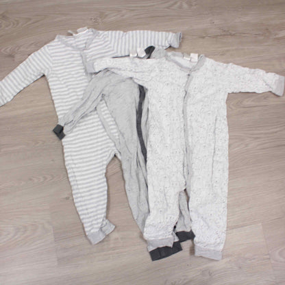 Pyjama-haalari 3kpl, koko 86cm