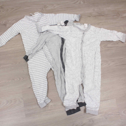 Pyjama-haalari 3kpl, koko 86cm