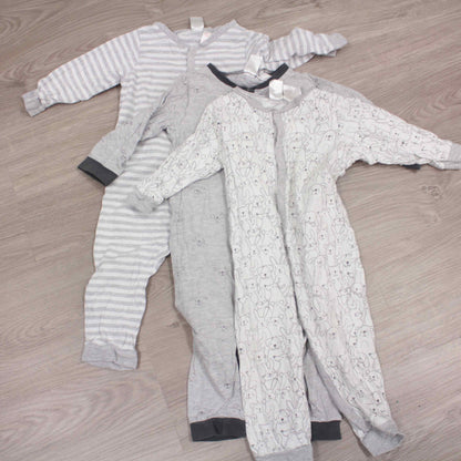 Pyjama-haalari 3kpl, koko 80cm