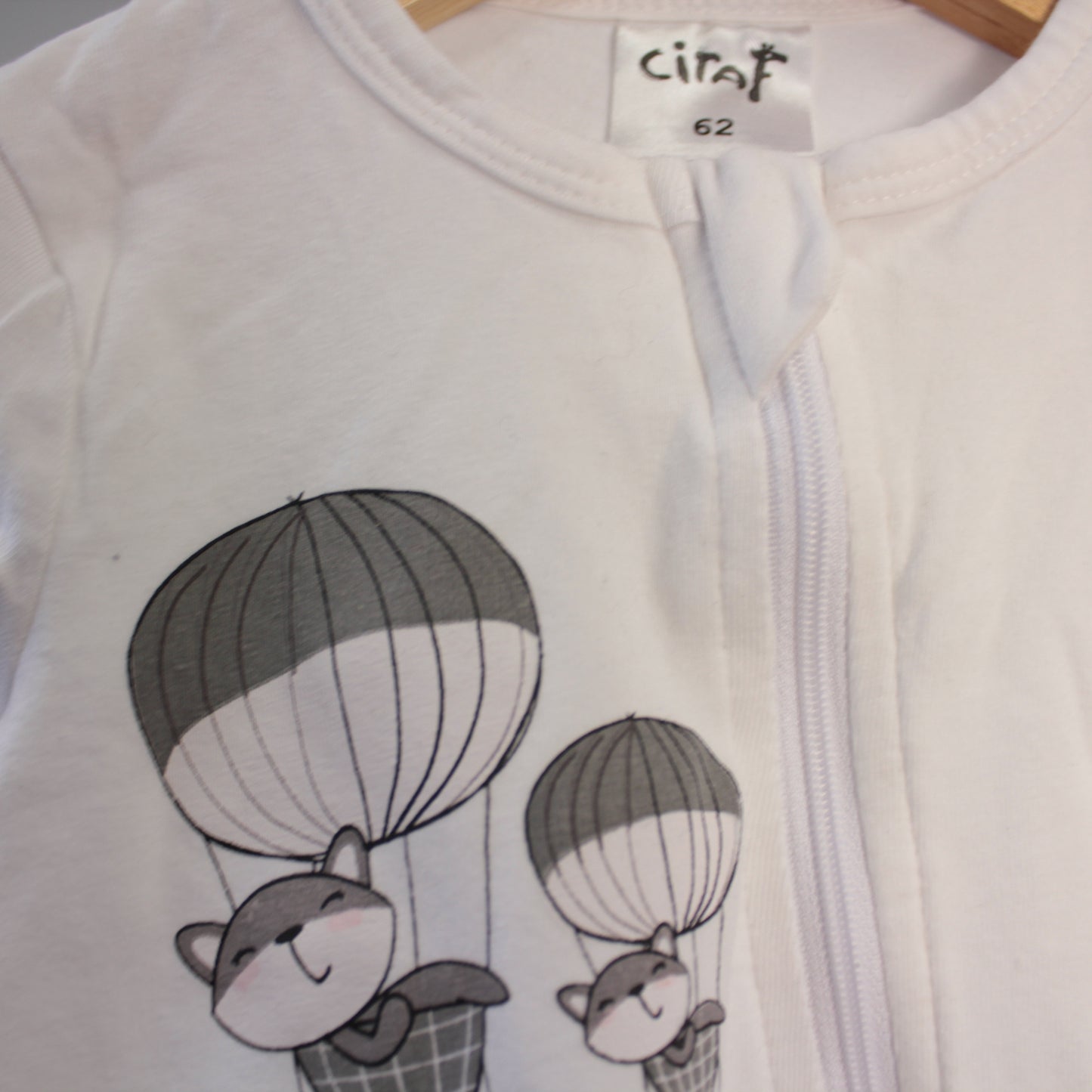 Pyjama-haalari, koko 62cm