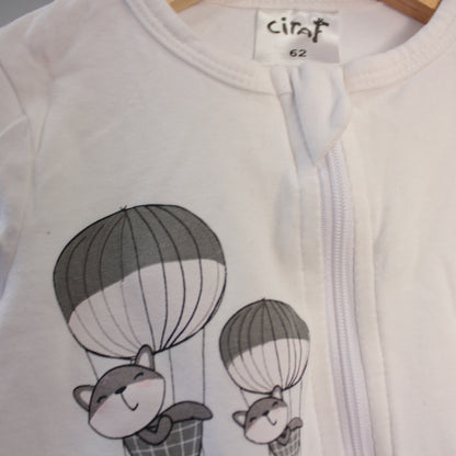 Pyjama-haalari, koko 62cm