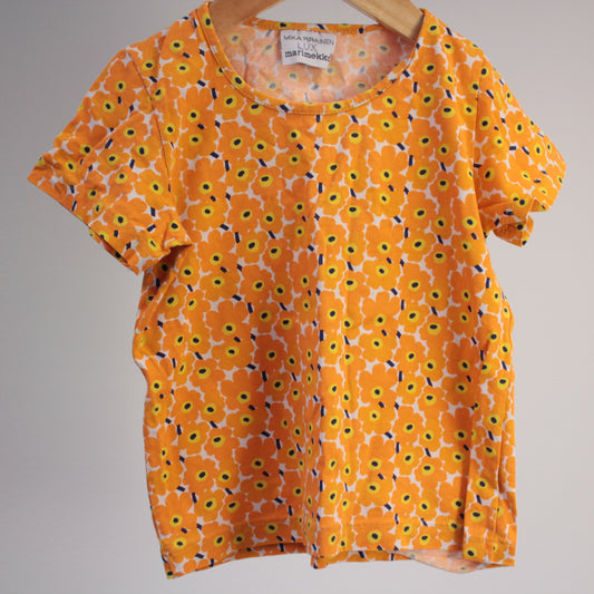 second hand T-paita trikoo, koko 104cm-Marimekko