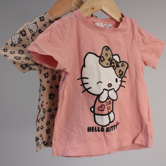 second hand T-paita trikoo, 2kpl, koko 86cm-H&M
