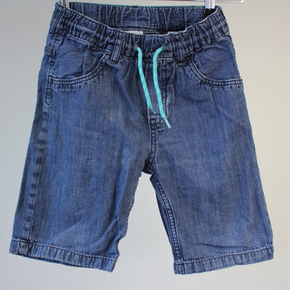 second hand Farkkushortsit, koko 128cm-H&M