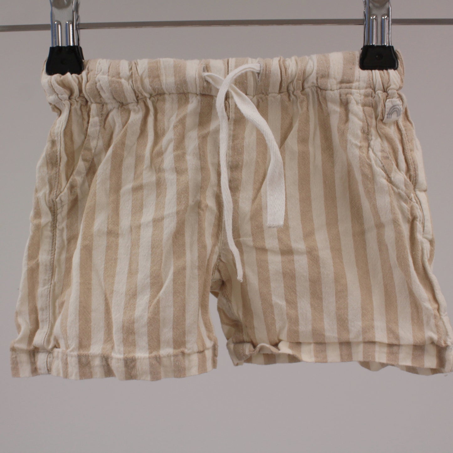Shortsit puuvillakangasta, koko 68cm